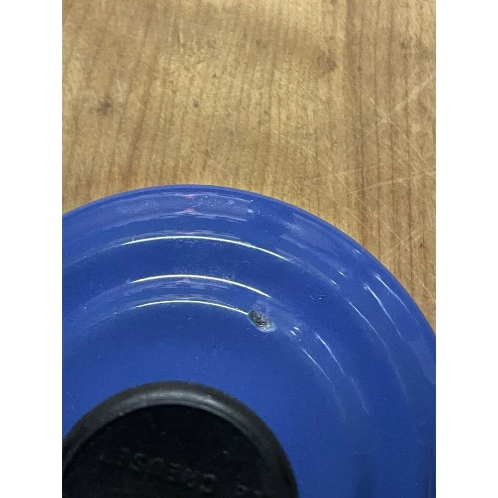 LE CREUSET Logo LID ONLY Kobalt Blue Enamel Steel Tea Kettle Replacement Top 4”